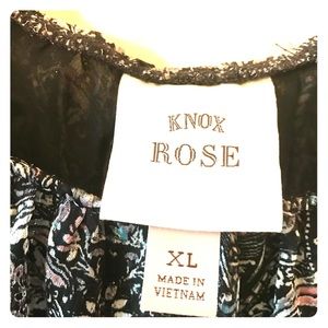 Knox Rose size Xl blouse